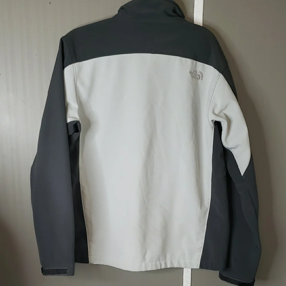 The North Face Men's Gray and Off White Bionic Performance Jacket L